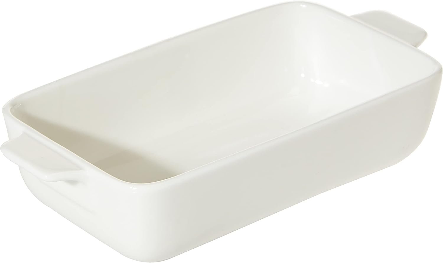 verona c5213137 c1 eared baker, white, h 11.5 x w 23.1 d 5.2 cm, rectangular