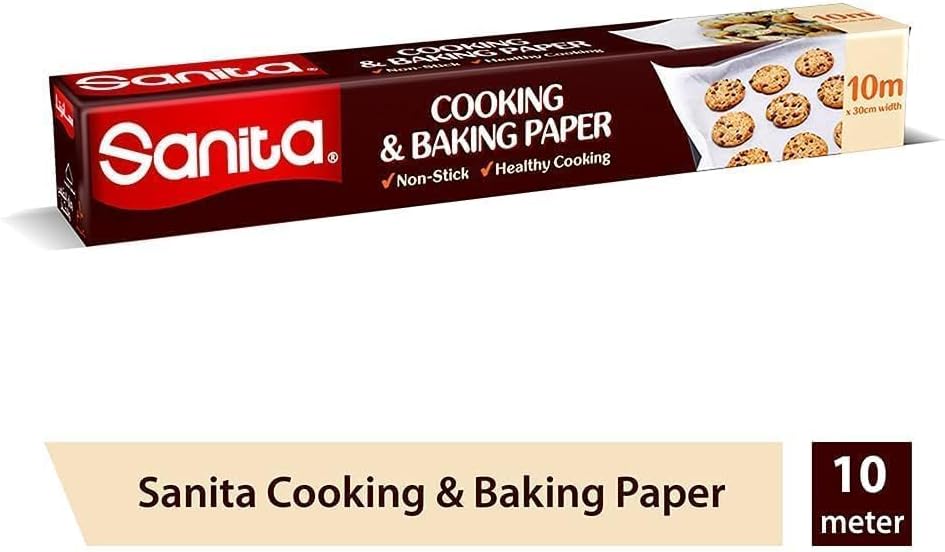 sanita club cooking & baking paper ,size (30cm x 10m) 1 roll