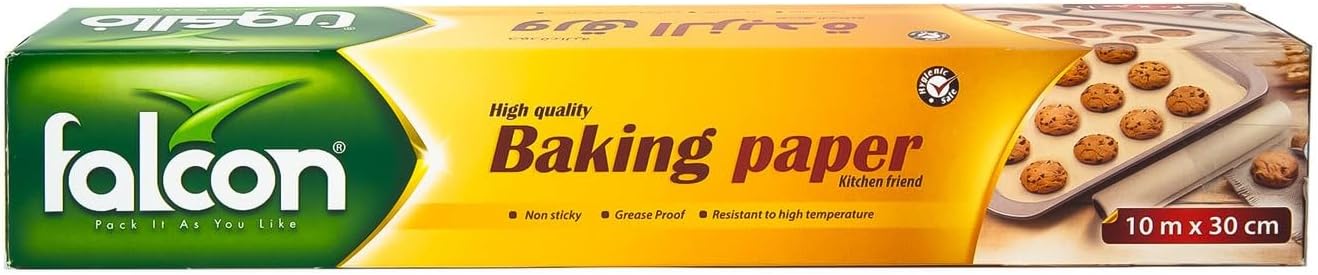 falcon baking paper 3 sqm, white