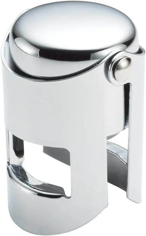 TaleeMall Champagne Stopper Stainless Steel Wine Stopper Vacuum 2 Pack