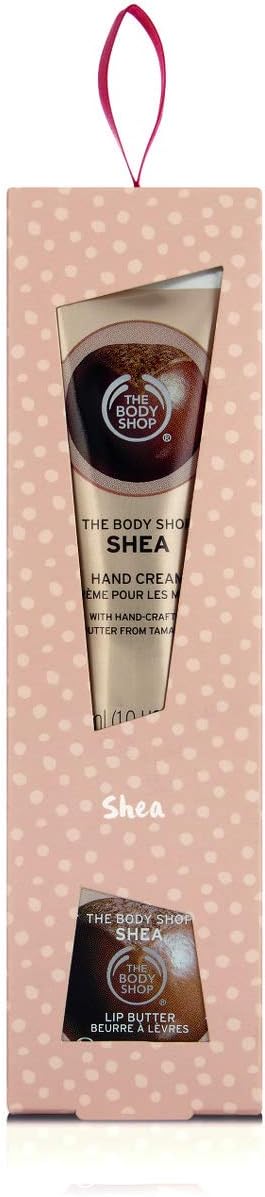 the body shop shea soft hands warm kisses duo gift set