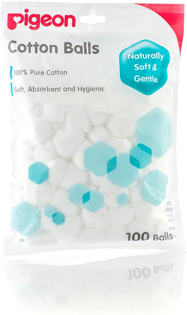 pigeon cotton balls, 100% pure cotton, soft, absorbent and hygienic, 100 white