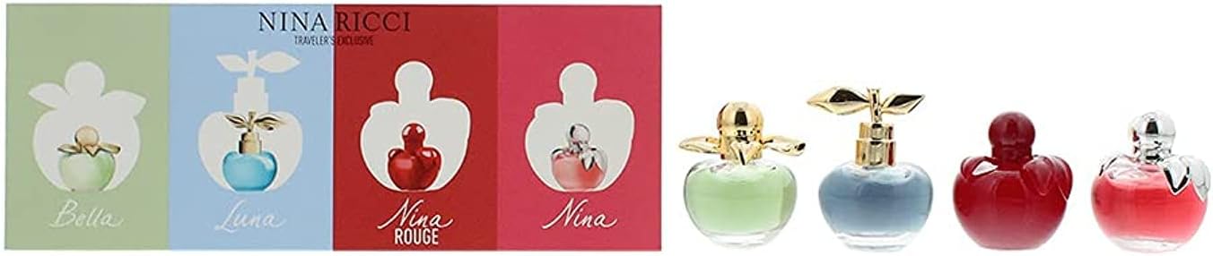 nina ricci miniature gift set for her, floral