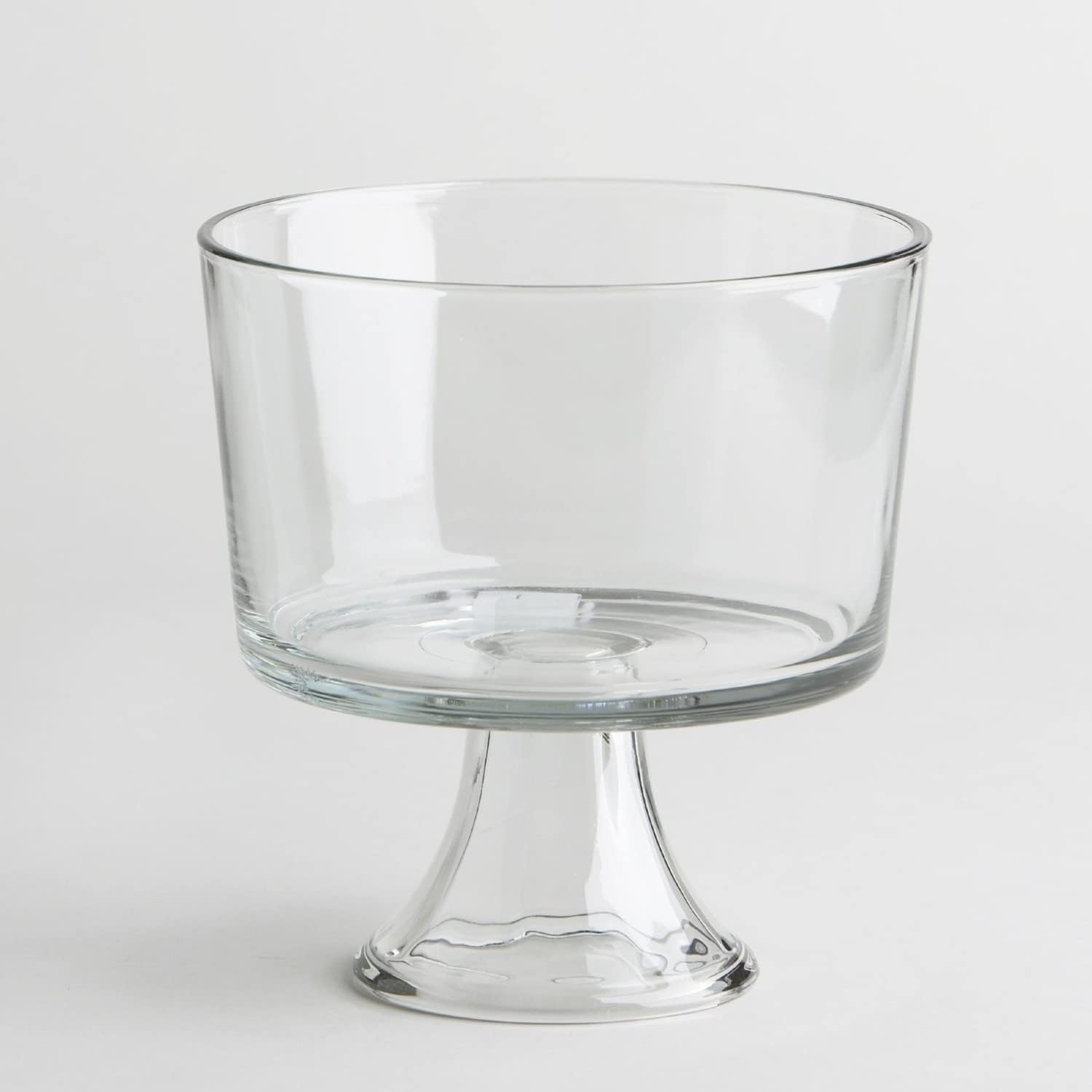 anchor hocking footed trifle dish, clear, 8.75", 77910