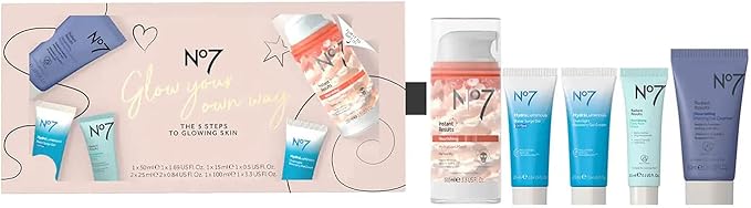 no7 5 steps to radiance present set