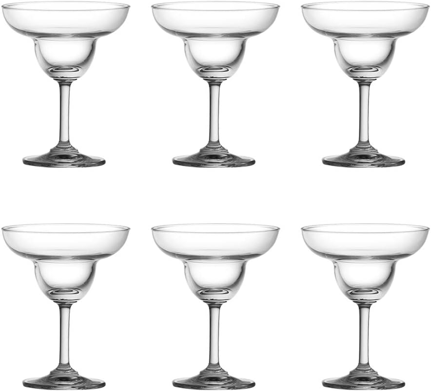 ocean classic margarita glass, 200ml, set of 6, 501m07, stemmed martini glass, martini vessel, martini chalice, martini snifter