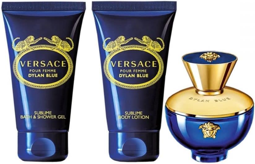 versace gift set dylan blue femme edp, 50 ml