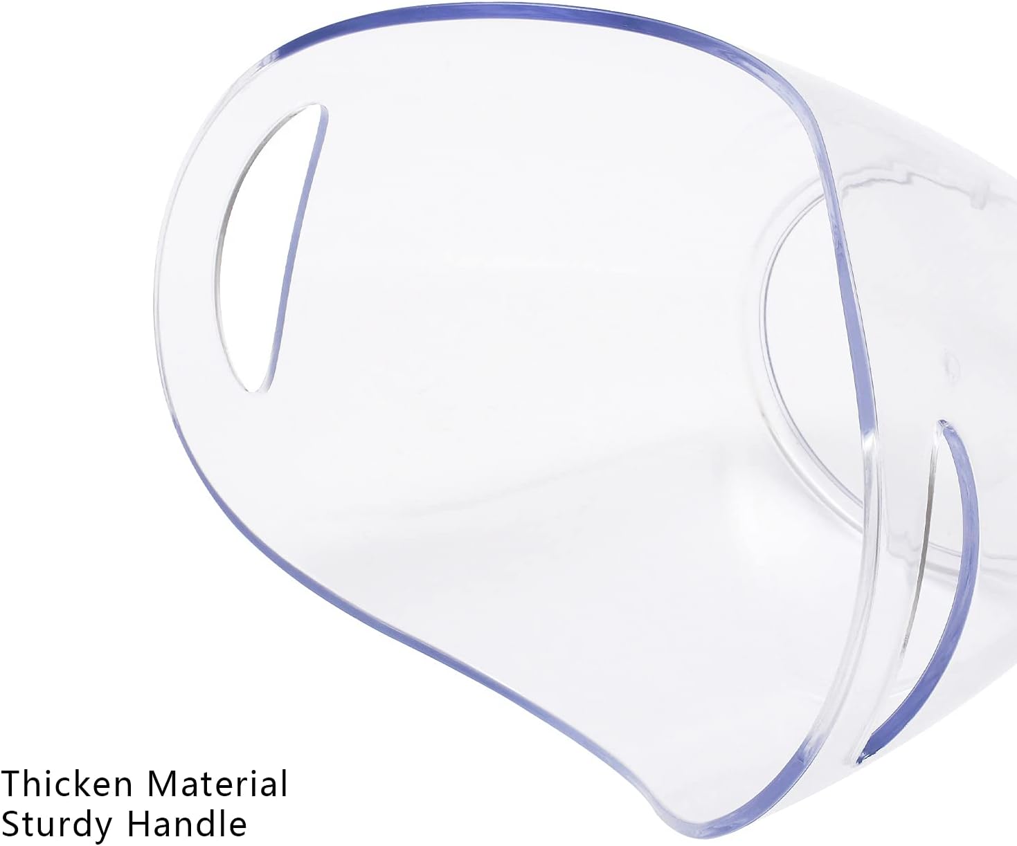 nwvuop 12l ice beverage tub large drink bucket clear acrylic ice bucket wine champagne bucket for parties barbecues picnics