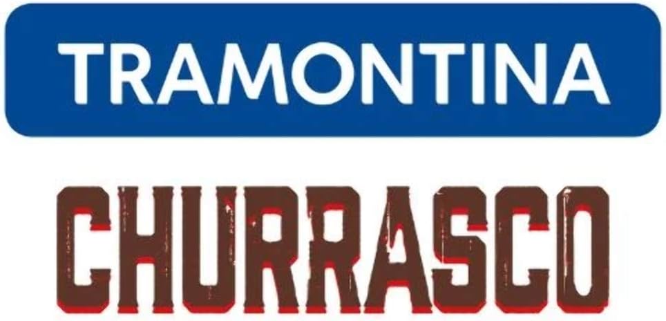 tramontina 3 piece barbecue churrasco set stainless steel professional sharp chef carving knives and forks set with plywood handles.