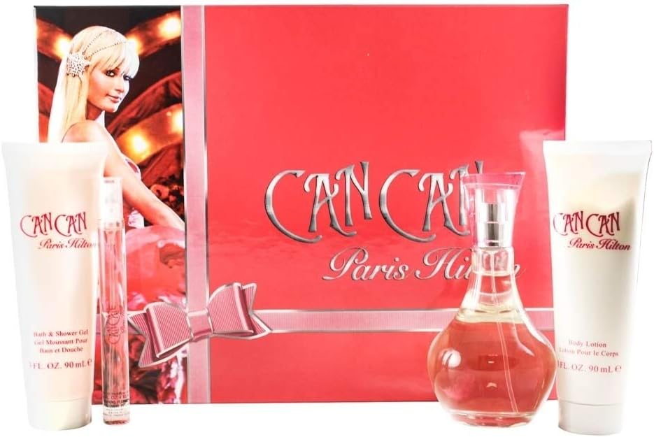paris hilton can can fragrance set 4 count