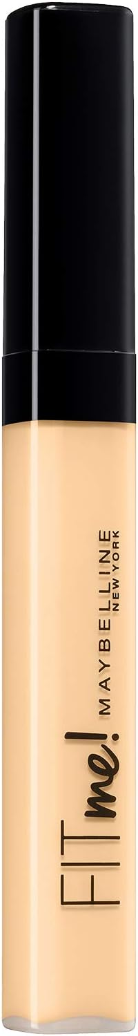 maybelline new york face concealer, flawless natural coverage, conceals redness and blemishes, for normal to oily skin, fit me, 25 medium