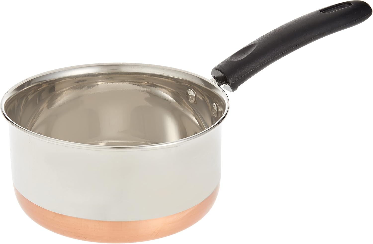 royalford stainless steel saucepan with copper bottom 17cm, multi, rf9972