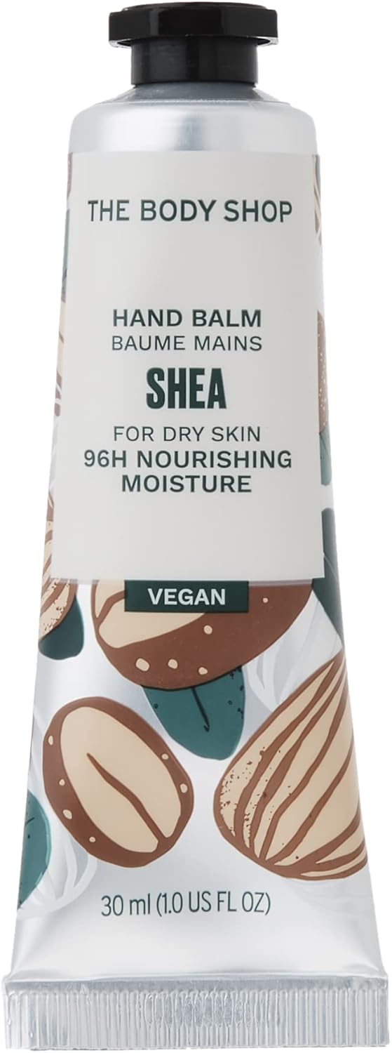 the body shop lather & slather shea gift bag gift set, for dry skin, vegan