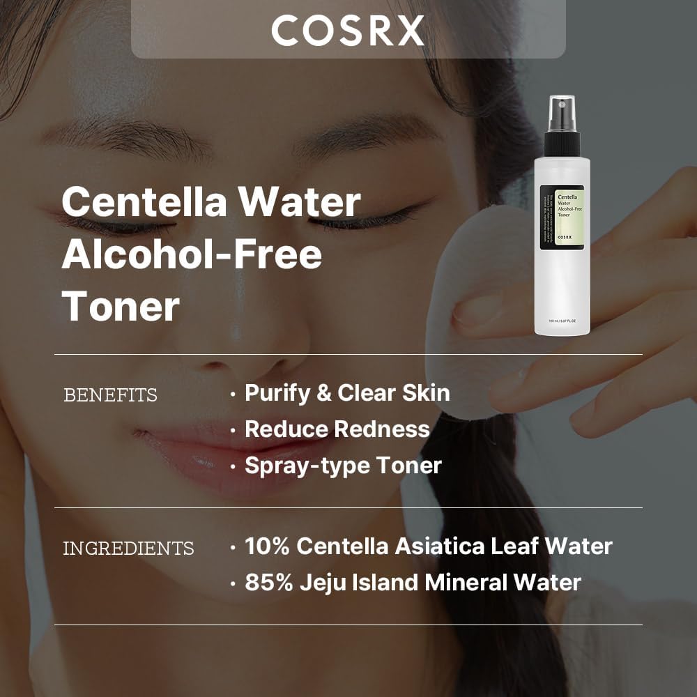 cosrx centella water alcohol free toner 150ml