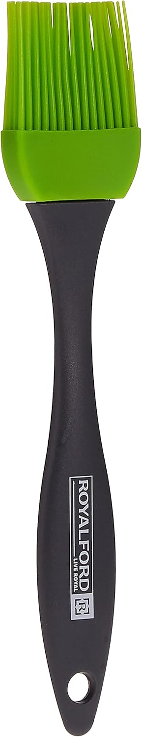 royalford kitchen brush marinating and basting brush with ergonomically designed polymer handle nylon bristles helps to glaze marinade over food evenly