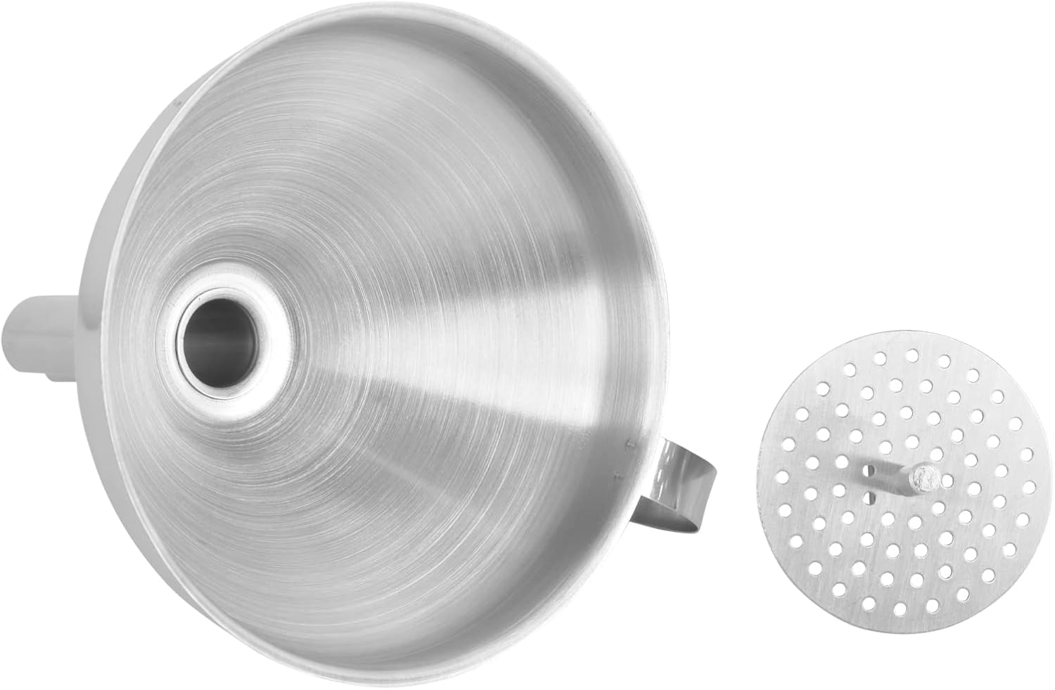 prestige stainless steel funnel, silver