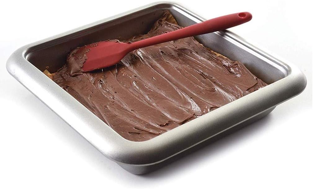 am anna silicone spatula 3 piece set,heat resistant spatulas,non stick rubber spatulas (red)