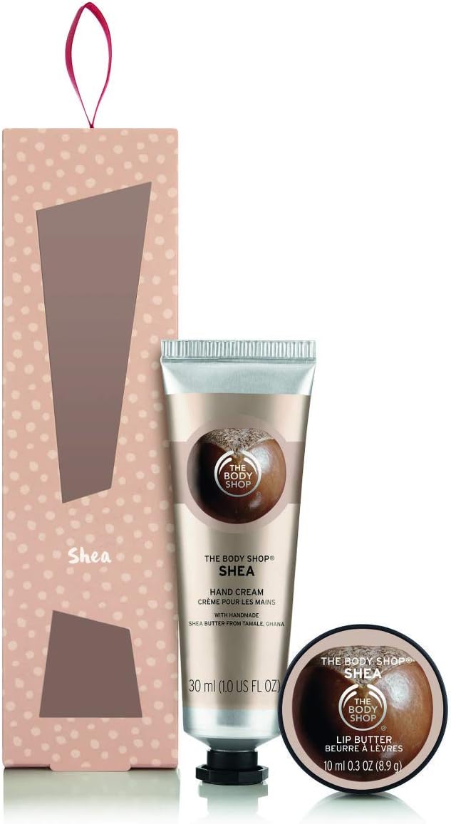 the body shop shea soft hands warm kisses duo gift set