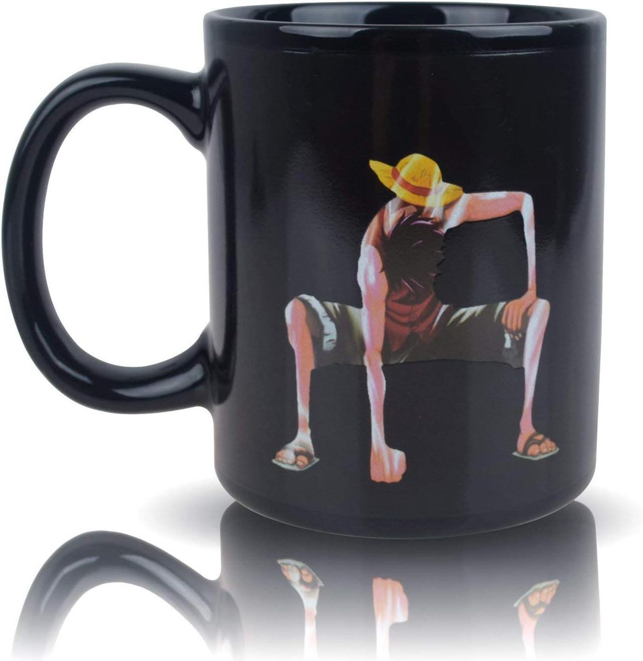 maxagathe beneu one piece luffy changing coffee mug heat sensitive reactive ceramic cup coffee mu