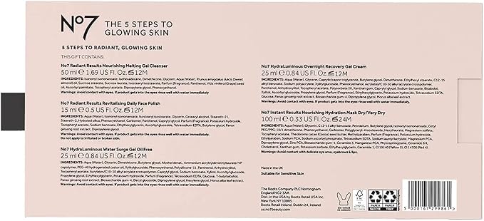 no7 5 steps to radiance present set