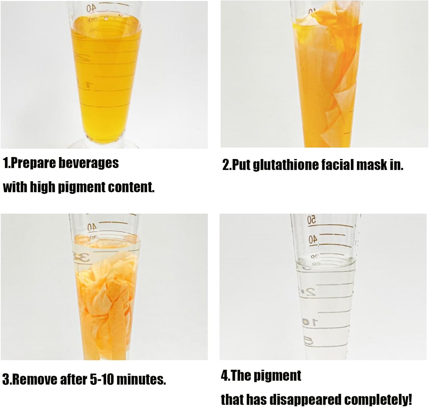 herose glutathione intensive mask pack, soothing hydra mask pack, healthy skin korean skincare, face pack, birthday party gifts women, girls skincare, moisturizing(5 pcs/box)(yellow)