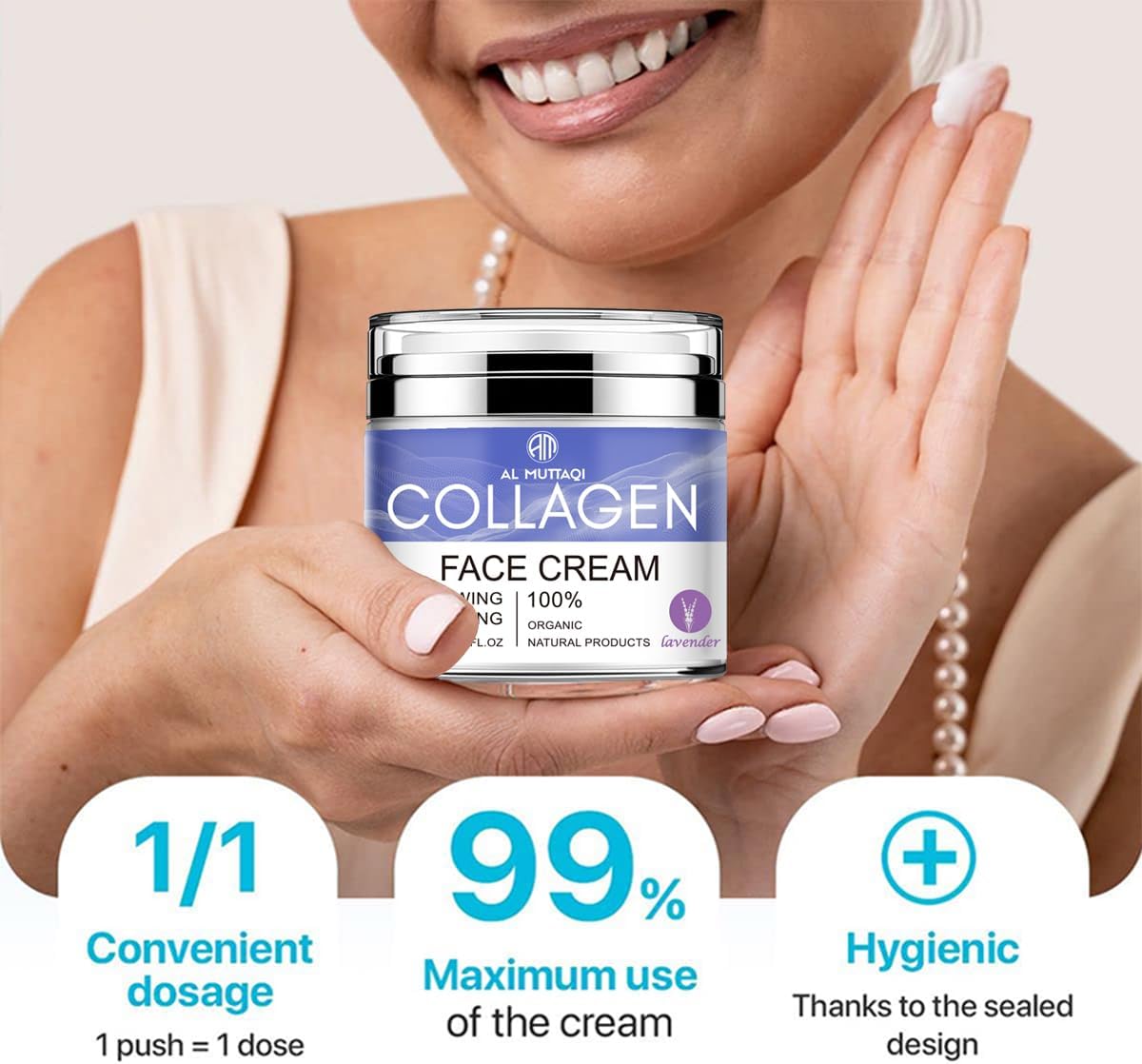 al muttaqi collagen renewing moisturizing face cream, multi action skincare face cream, ginseng & green tea revival,retinol cream,moisturizer face, skin care,beauty cream,collagen cream