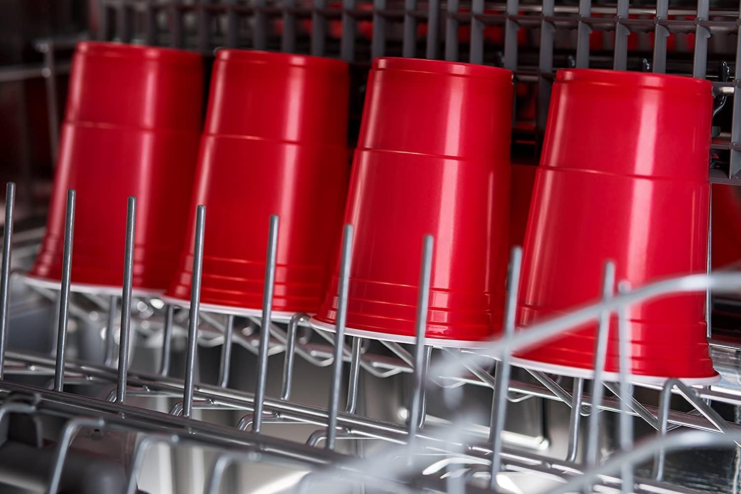 atozs 16 ounce plastic party cups red (50 pack) disposable plastic cups, red 16 ounce disposable plastic party cups, red heavy duty cups, ideal for weddings, party’s, birthdays, dinners, lunch’s.