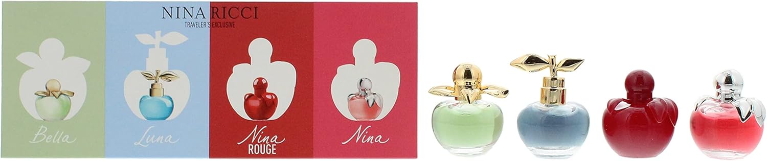 nina ricci miniature gift set for her, floral