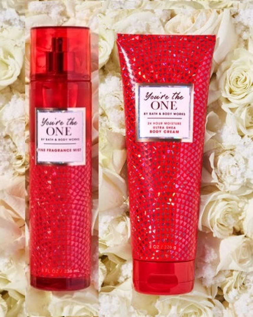 bath & body works and you're the one gift set fine fragrance mist cream (packaging varies)