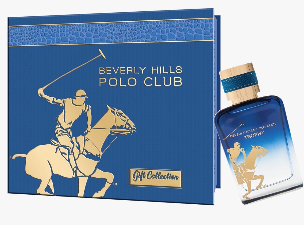 beverly hills polo club trophy gift set pour femme eau de parfum 100ml + leather belt