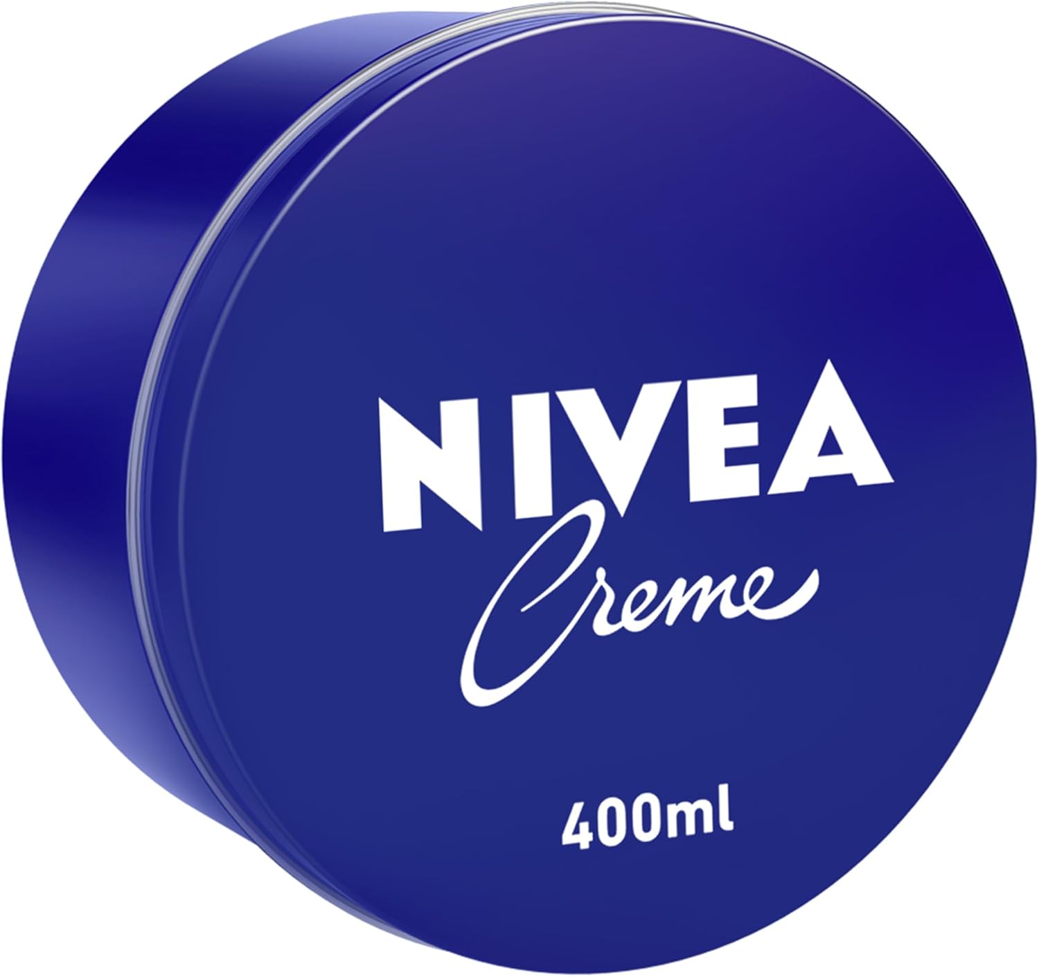 nivea moisturising cream, universal all pourpose moisturizer for face body hands, tin 400ml