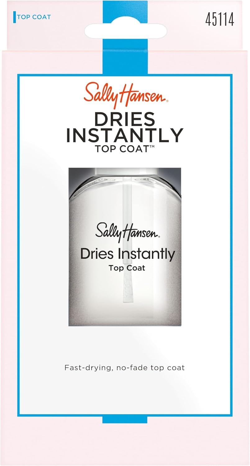 sally hansen double duty nail polish base & top coat, 0.45 fl oz 13.3 ml