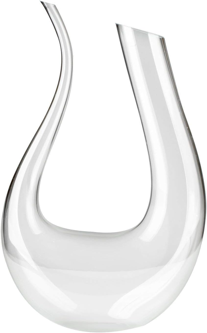 wine decanter 1.2l u shape classic wine aerator, red wine carafe, wine gifts, wine accessories
