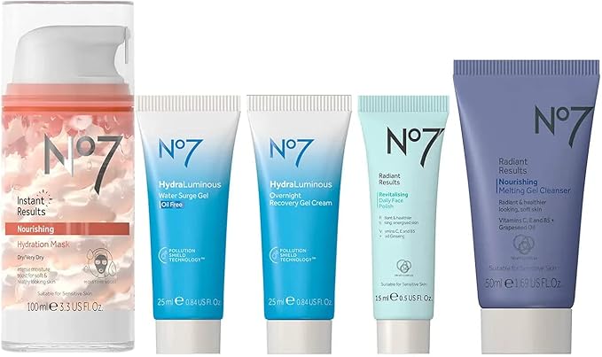 no7 5 steps to radiance present set