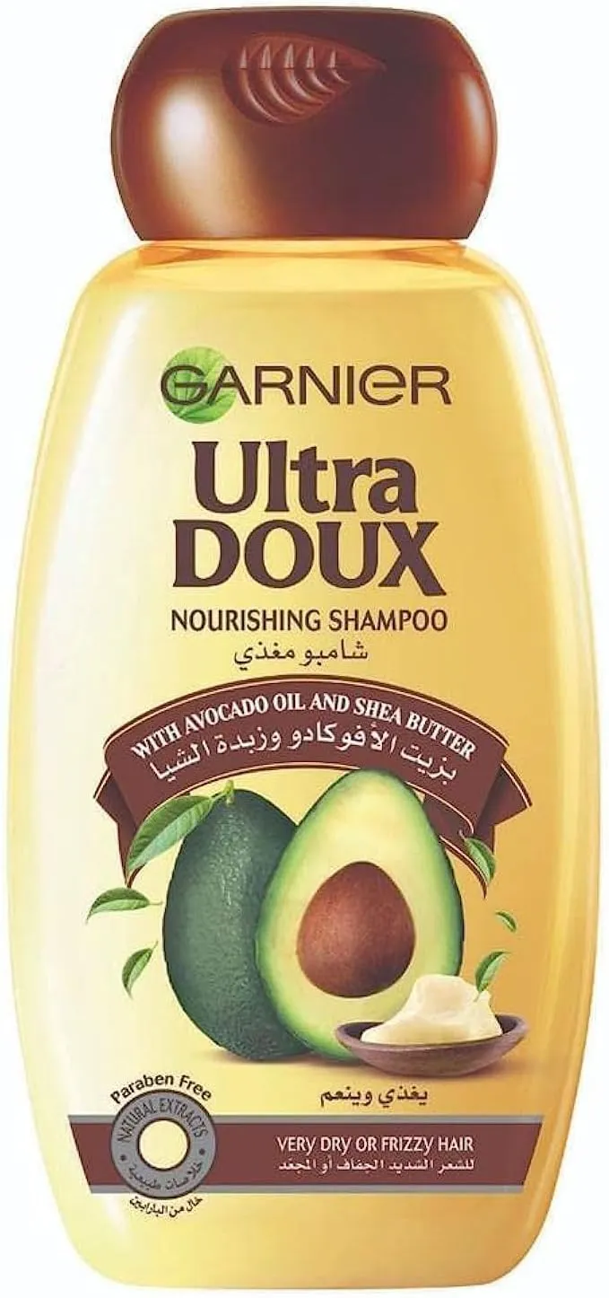 Garnier Ultra Doux Avocado Oil & Shea Butter Shampoo, 400ml