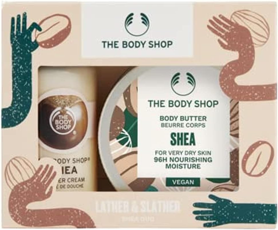 the body shop lather & slather shea duo