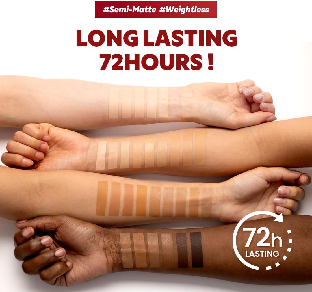 tirtir mask fit red cushion foundation | japan's no.1 choice for glass skin, long lasting, lightweight, buildable coverage, semi matte (23n sand, 0.63 fl oz (pack of 1))