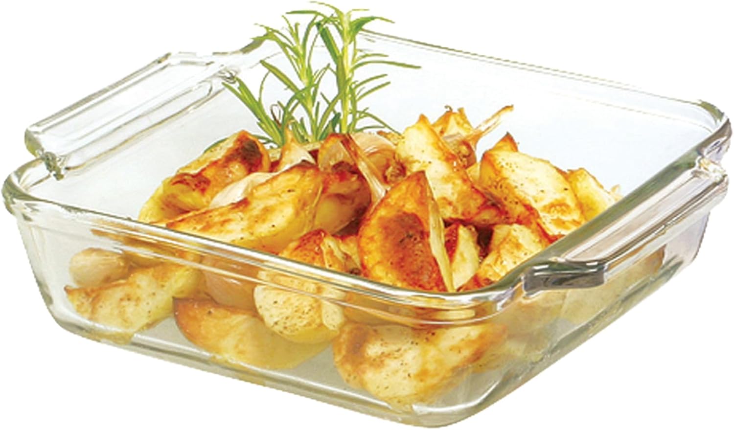 anchor hocking basics square baking dish, 2.0 litre tempered glass