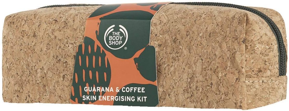 the body shop guarana & coffee skin energizing kit gift set