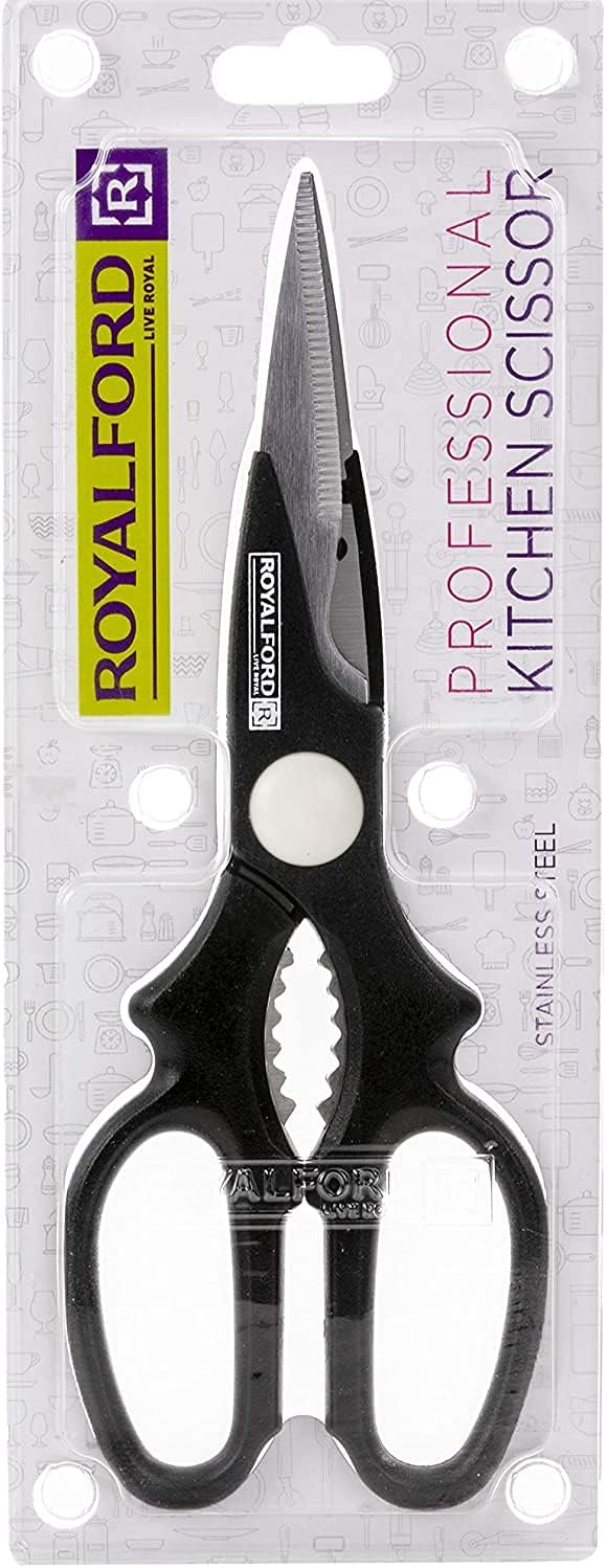 royalford kitchen scissors, assorted colors, rf5839