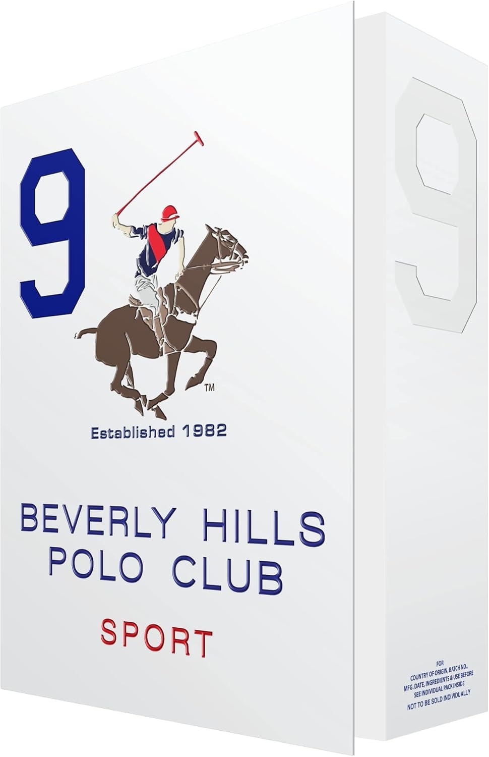 beverly hills polo club sport no.9, gift set for men eau de toilette 50ml + sport deodorant 175ml