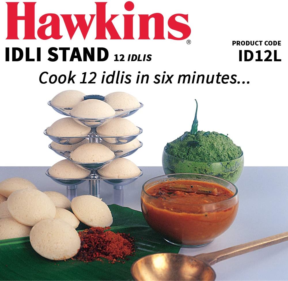 hawkins idli stand suitable for 5l cooker (12 idlis)