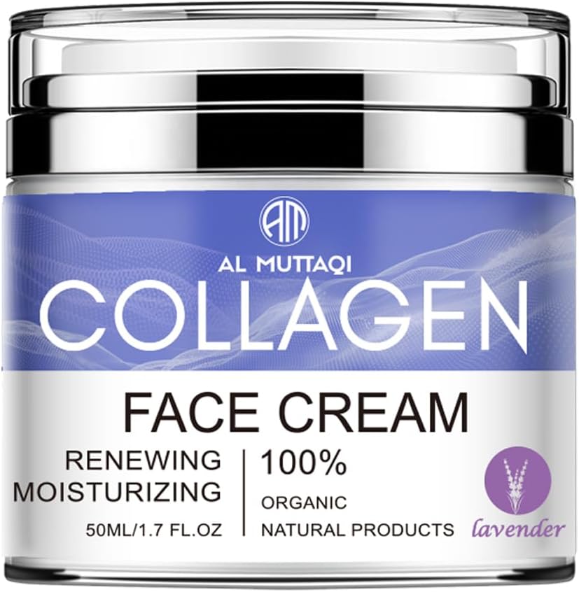 al muttaqi collagen renewing moisturizing face cream, multi action skincare face cream, ginseng & green tea revival,retinol cream,moisturizer face, skin care,beauty cream,collagen cream