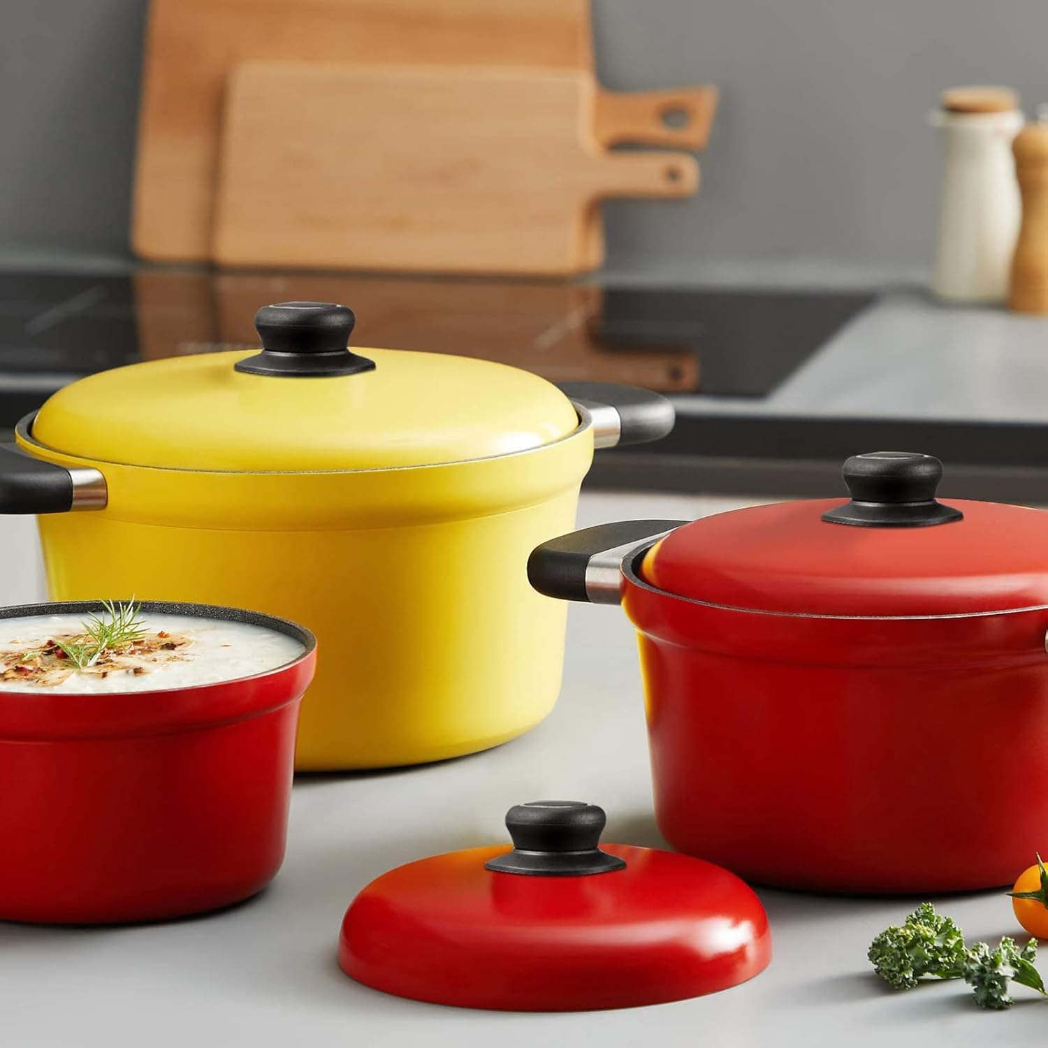 4pcs universal pot lid top replacement knob, silicone glass saucepan casserole kettle cover knobs, kitchen cookware universal replacement pan lid holding handle