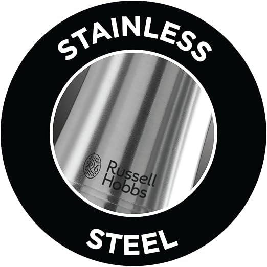russell hobbs classic salt & pepper grinder 23460 56 stainless, 6 x 6 x 23.3 cm