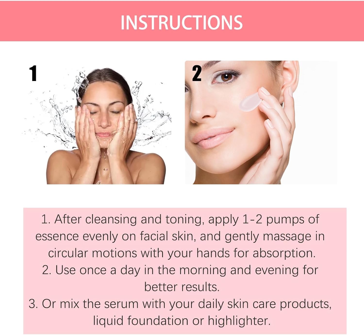 honpolo watermelons niacinamide serum hydrating, anti aging skincare with spot fade & antioxidant benefits, hydrate and replenish, firm & tighten, deeply penetrating lightweight & non greasy 60ml