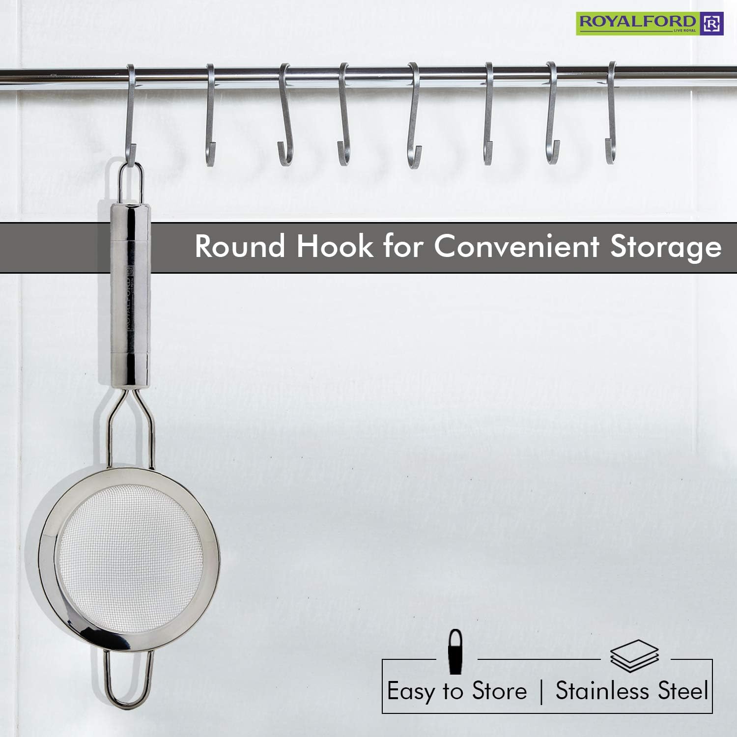 royalford 10.3cm strainer, rf2049 s10.3