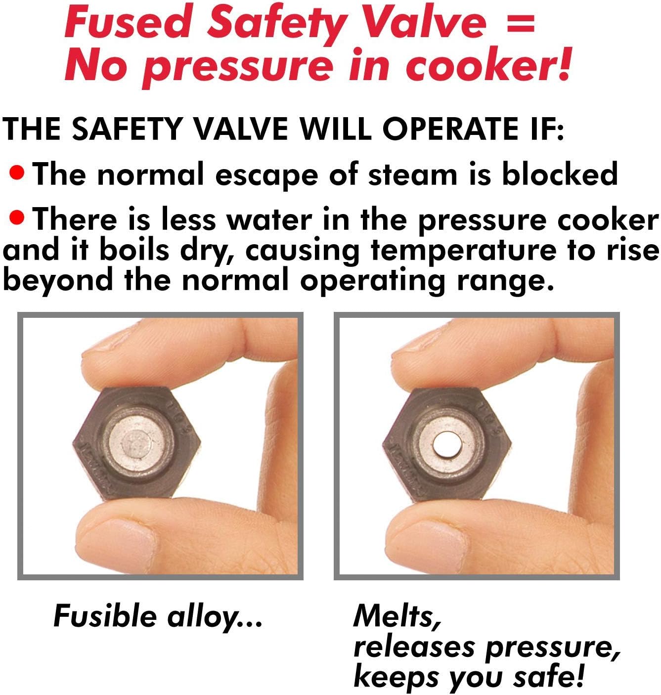 hawkins pressure cooker safety valve