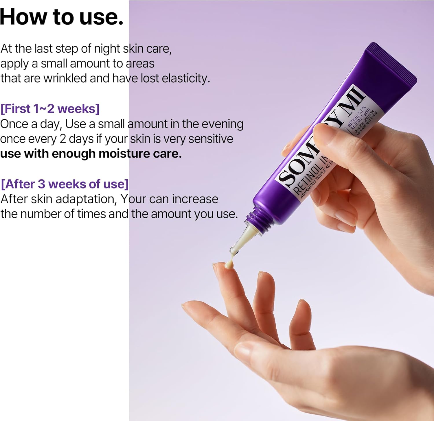 some by mi retinol intense advanced triple action eye cream | mild overnight korean anti aging eye cream | for dark circles & fine lines | ideal for retinol beginners | 1.01oz, 30ml