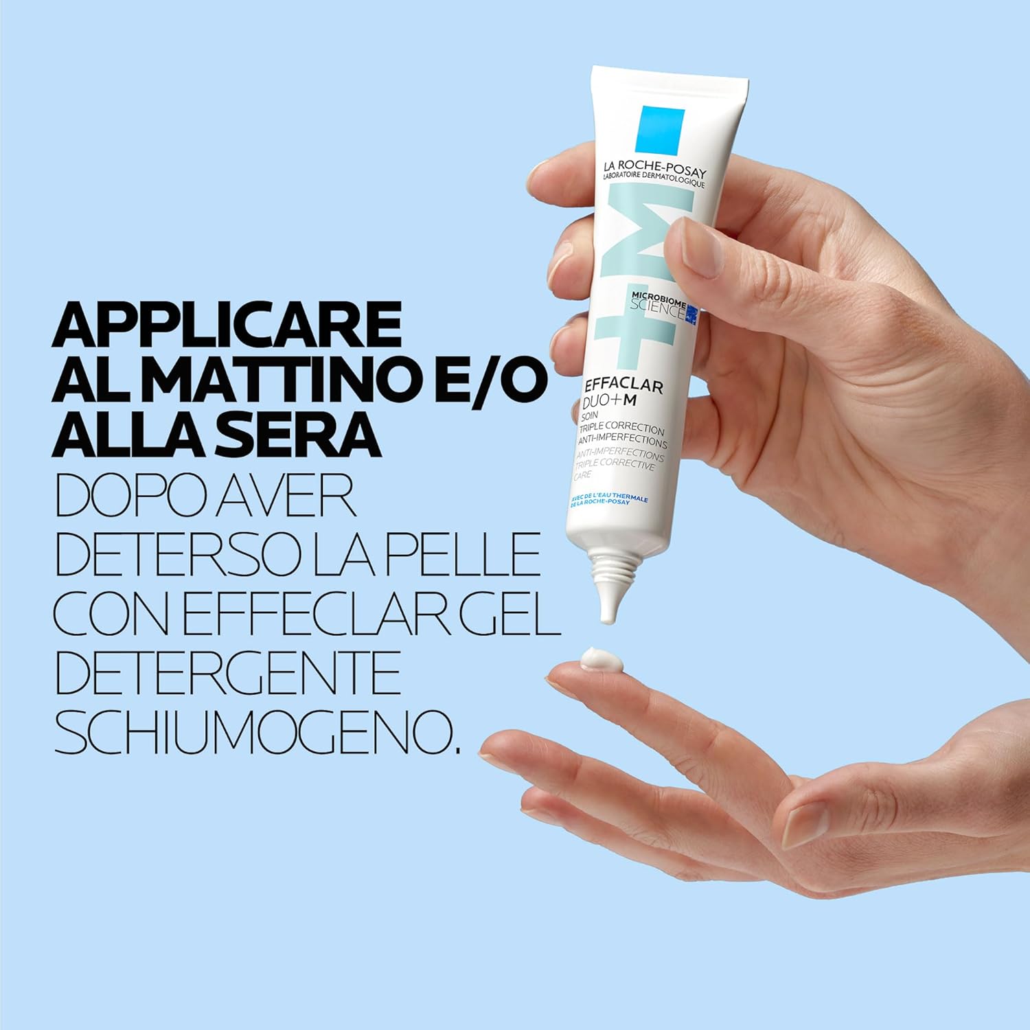 la roche posay effaclar duo+m anti blemish corrective gel moisturiser for oily, blemish prone skin 40ml